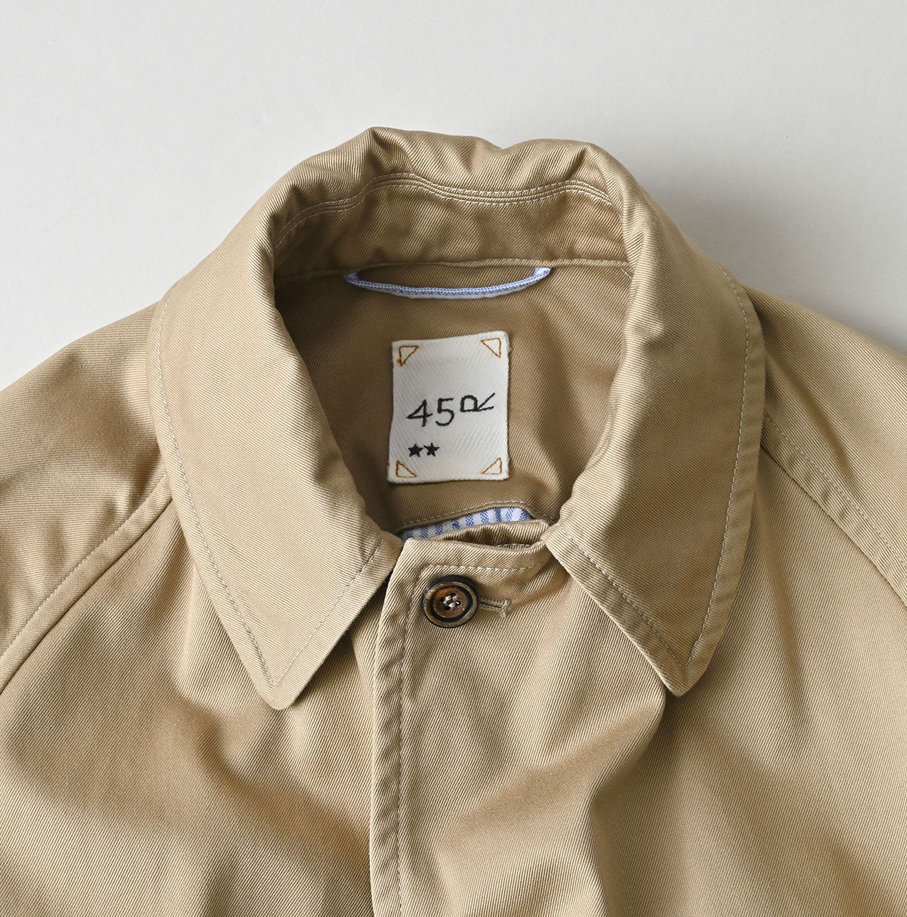 45R Two-Ply Chino 908 Bal Collar Coat