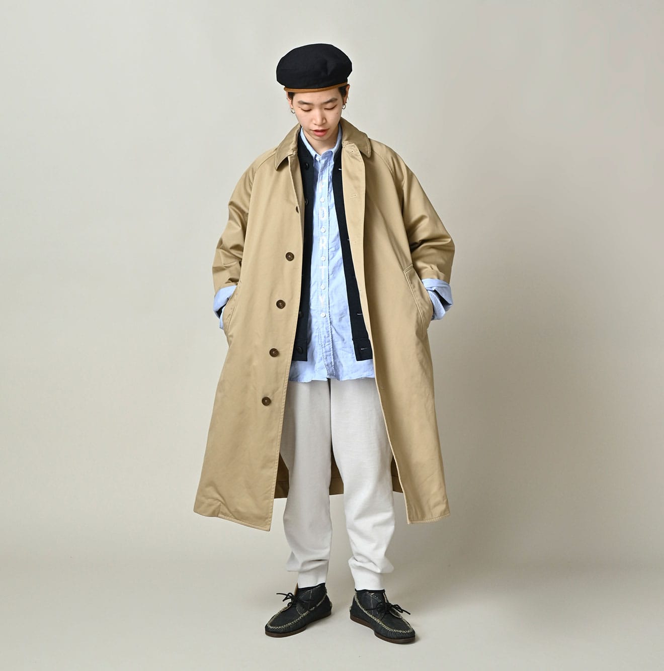 45R Two-Ply Chino 908 Bal Collar Coat