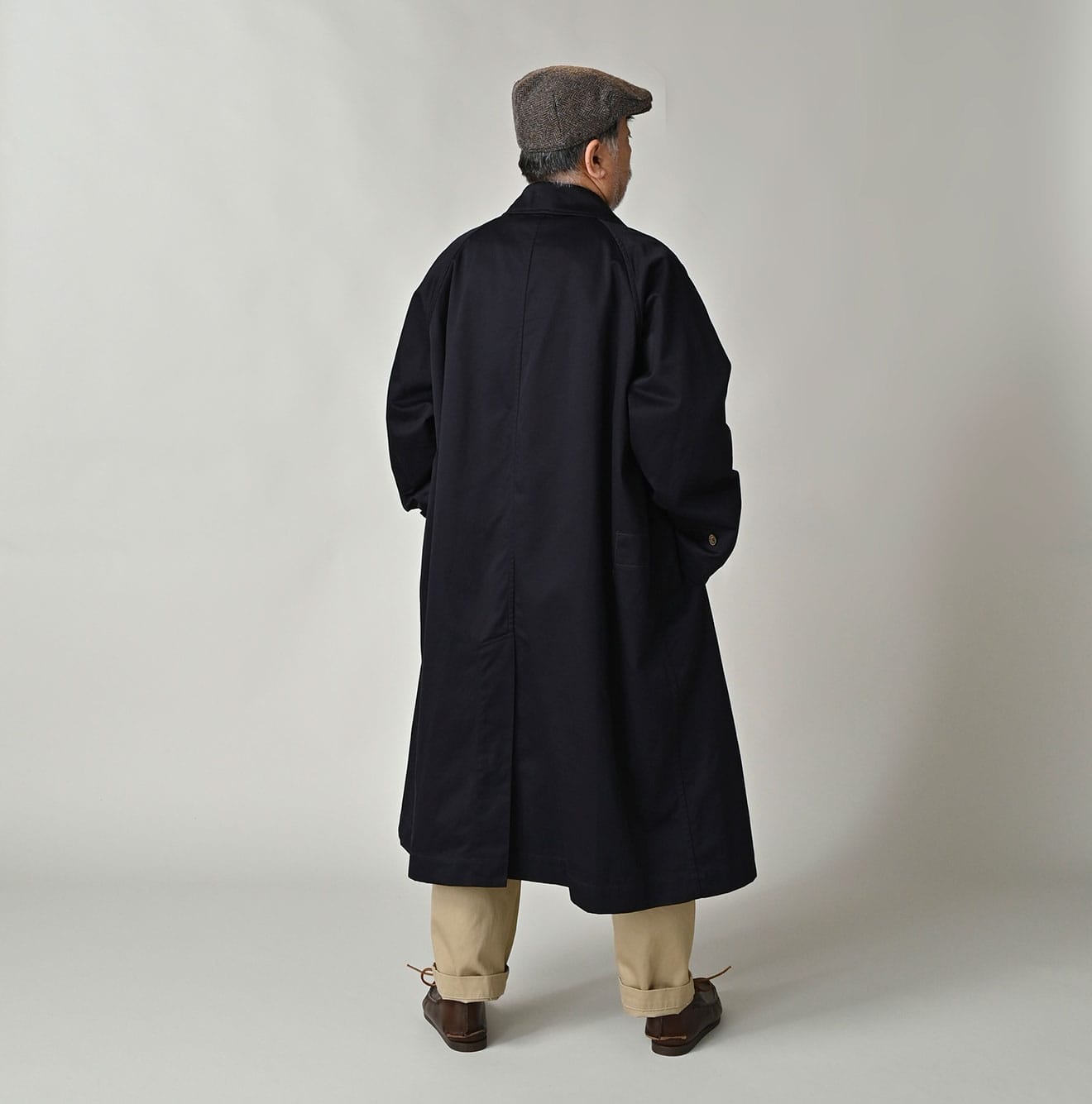 Two-Ply Chino 908 Bal Collar Coat | 45R Official Online Store