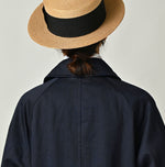 45R Indigo Two-Ply Chino 908 Bal Collar Coat