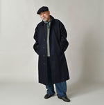 45R Indigo Two-Ply Chino 908 Bal Collar Coat