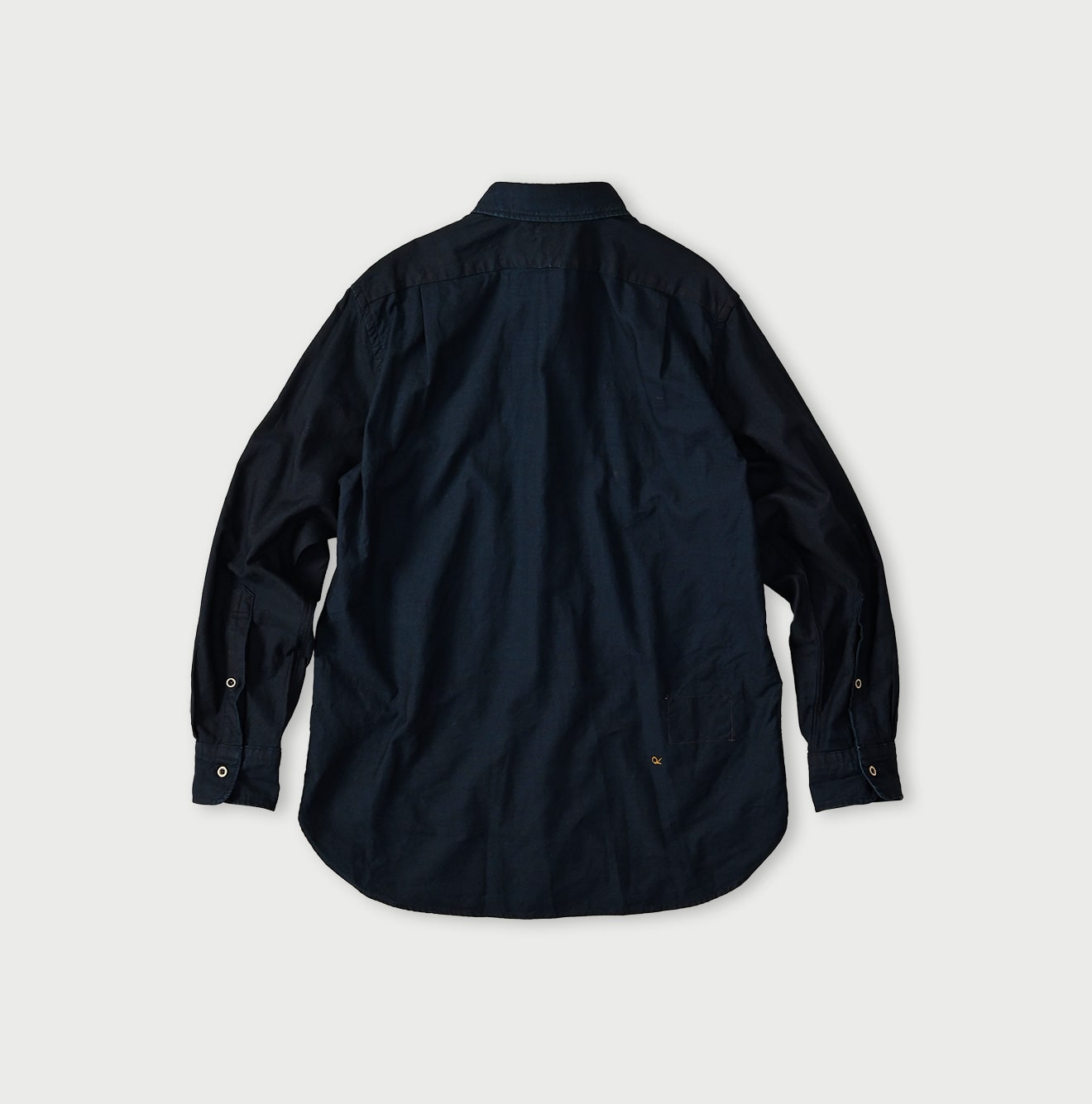 45R Indigo Supima Oxford 908 Loafer Shirt - Image 15