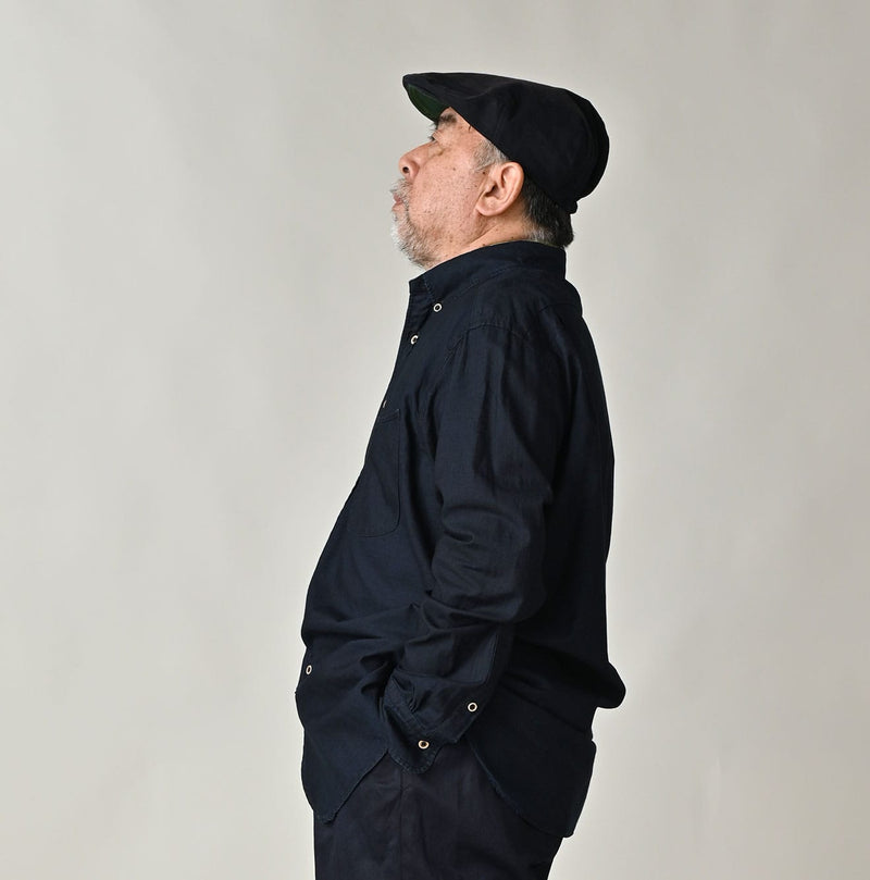 45R Indigo Supima Oxford 908 Loafer Shirt - Image 8