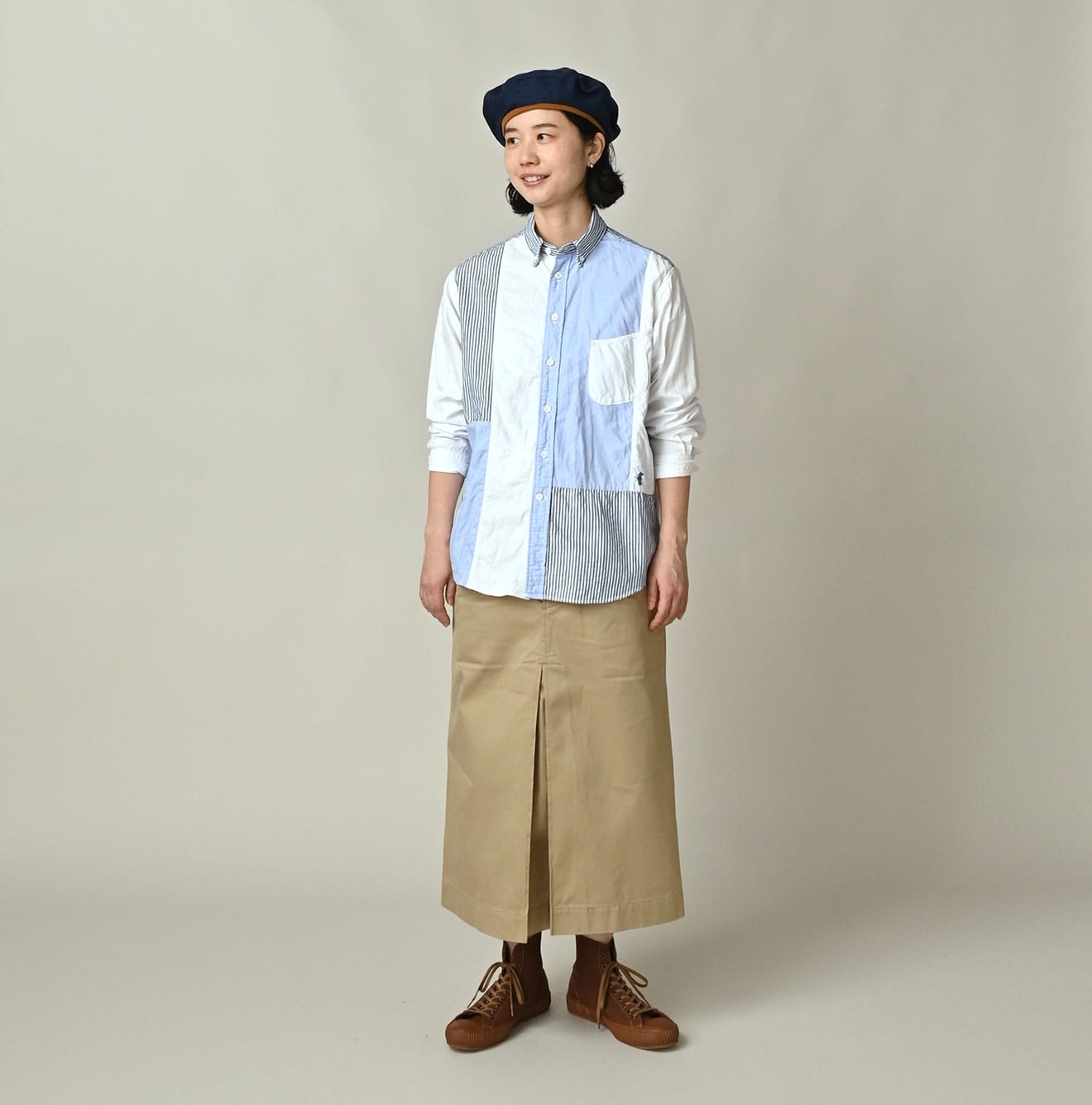 45R Supima Oxford 908 Happy Ocean Sail Shirt