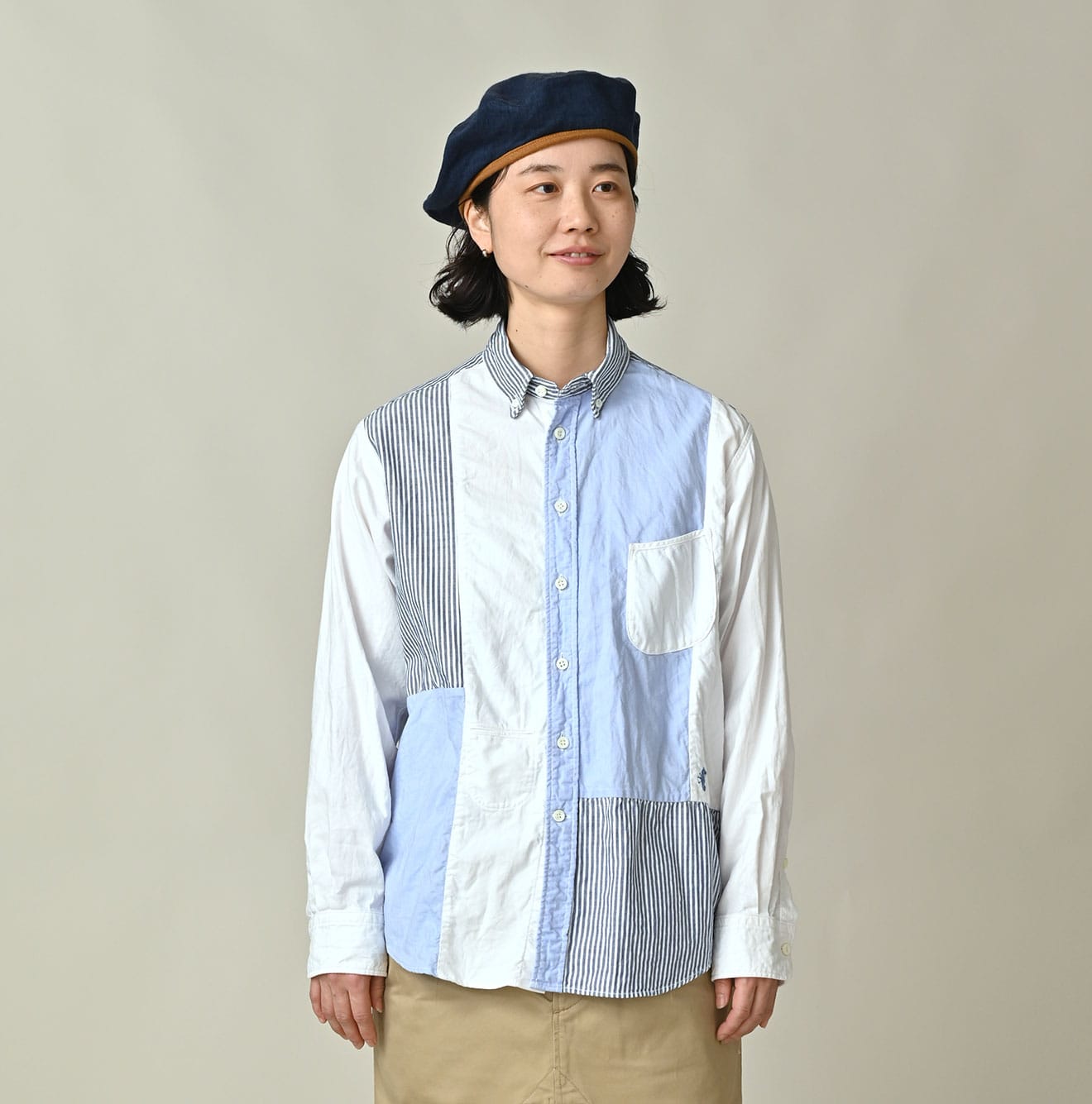 45R Supima Oxford 908 Happy Ocean Sail Shirt