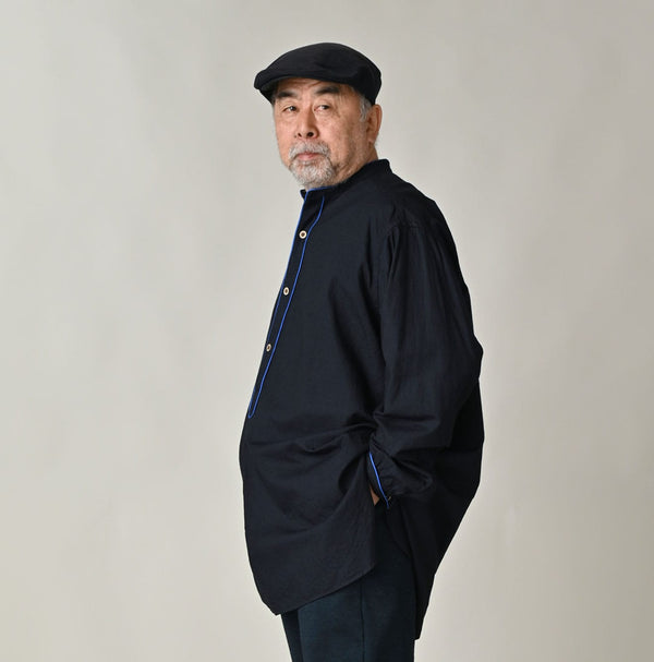 45R Indigo Supima Oxford 908 Pajama Shirt