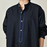 45R Indigo Supima Oxford 908 Pajama Shirt