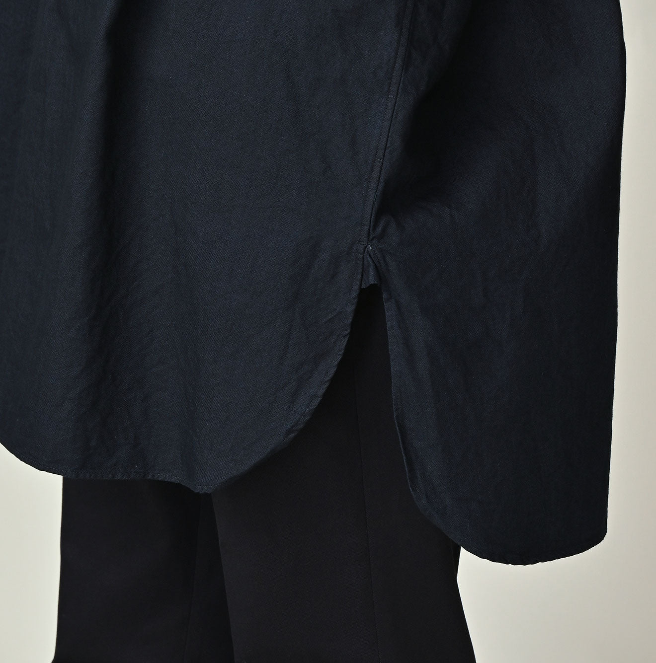 45R Indigo Supima Oxford 908 Pajama Shirt - Image 11