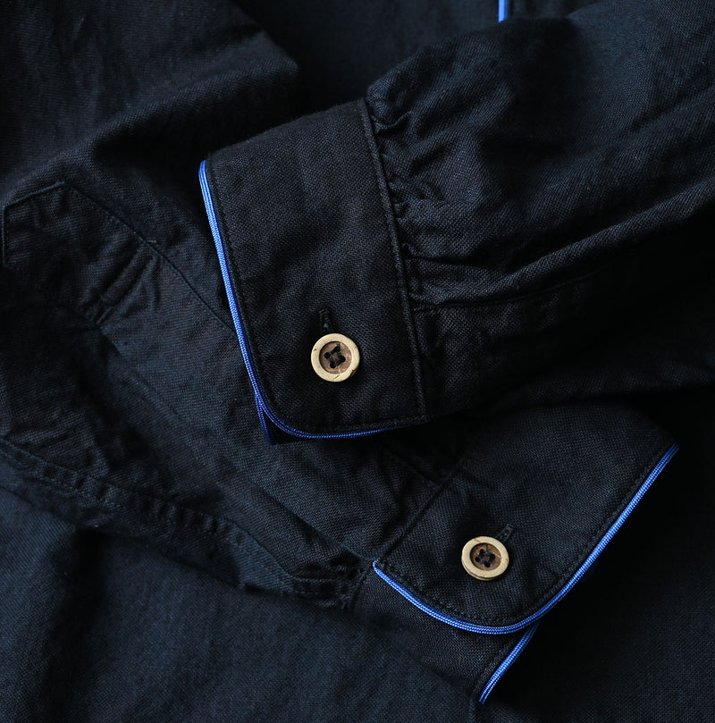 45R Indigo Supima Oxford 908 Pajama Shirt - Image 18