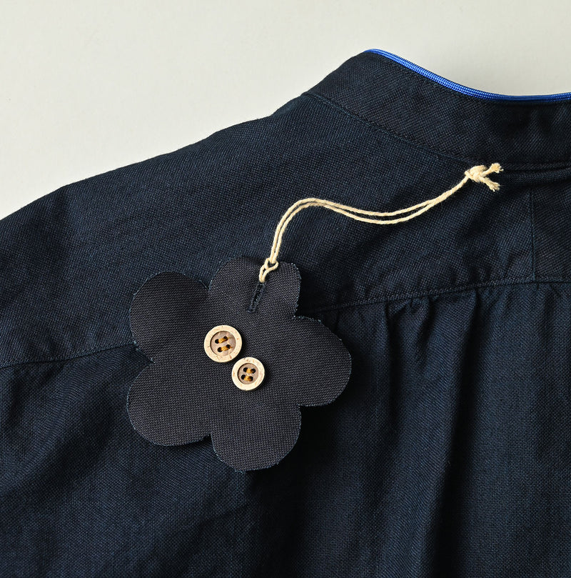 45R Indigo Supima Oxford 908 Pajama Shirt - Image 19