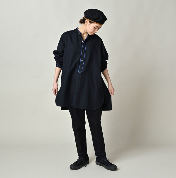 45R Indigo Supima Oxford 908 Pajama Shirt