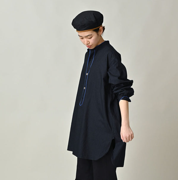 45R Indigo Supima Oxford 908 Pajama Shirt