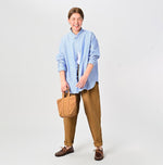 Linen Duck 908 Pegtop Pants - 45R by 45rpm studio