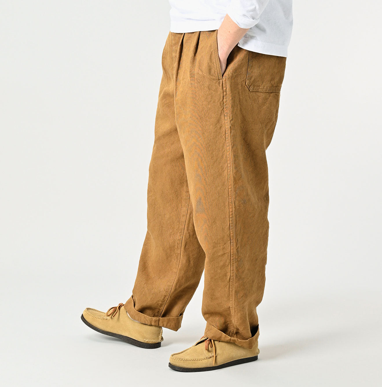 45R Linen Duck 908 Pegtop Pants