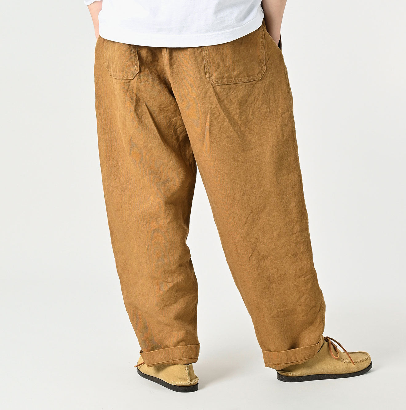 45R Linen Duck 908 Pegtop Pants