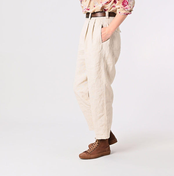 Linen Duck 908 Pegtop Pants - 45R by 45rpm studio