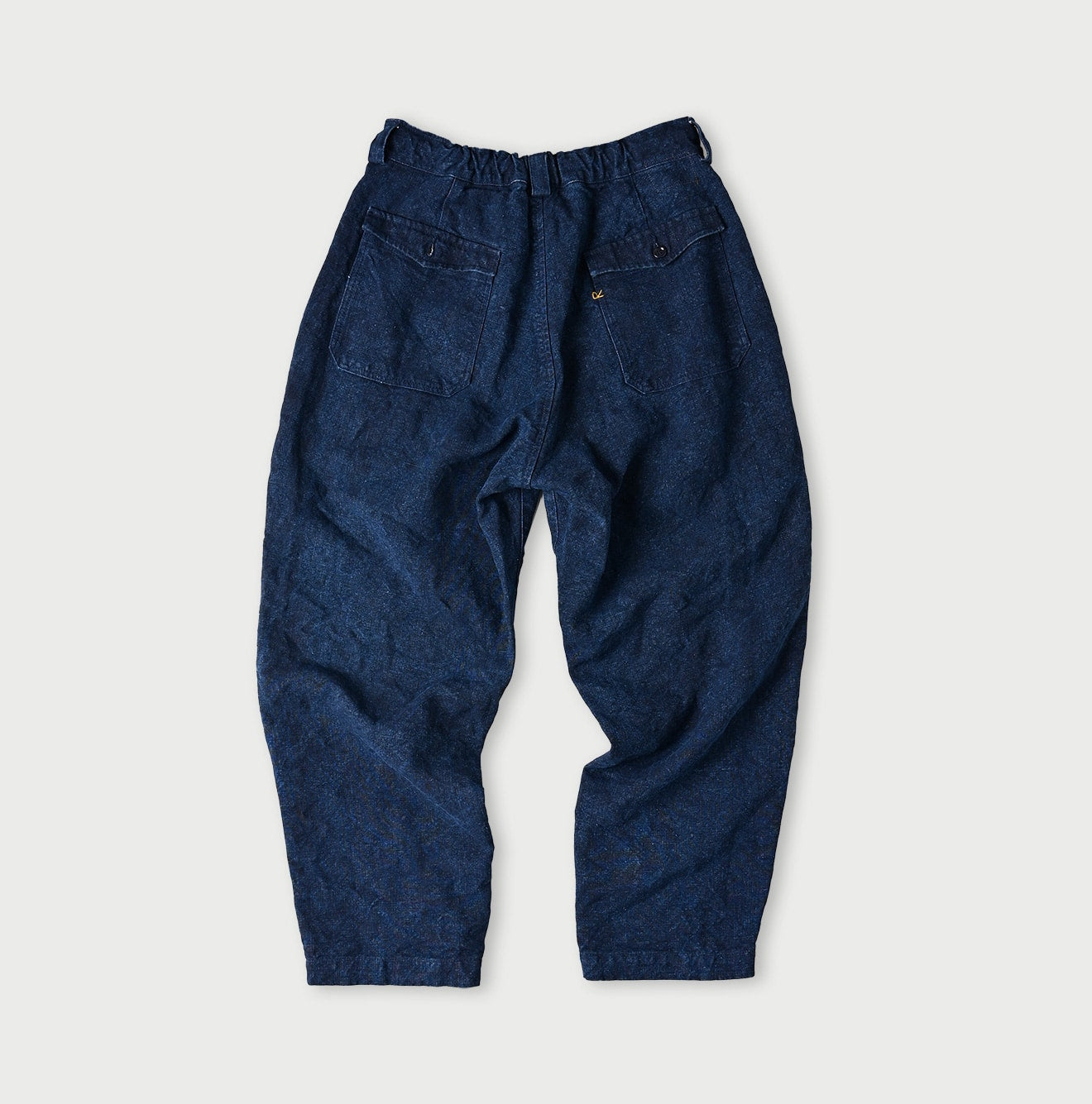 45R Indigo Linen Duck 908 Pegtop Pants