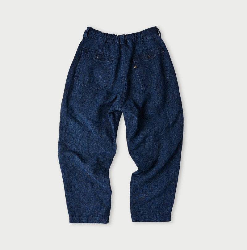 Indigo Linen Duck 908 Pegtop Pants - 45R by 45rpm studio - Image 13