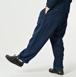 Indigo Linen Duck 908 Pegtop Pants - 45R by 45rpm studio