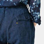 Indigo Linen Duck 908 Pegtop Pants - 45R by 45rpm studio