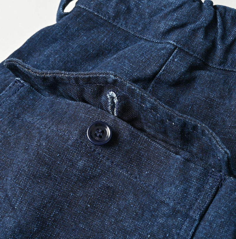 Indigo Linen Duck 908 Pegtop Pants - 45R by 45rpm studio - Image 15