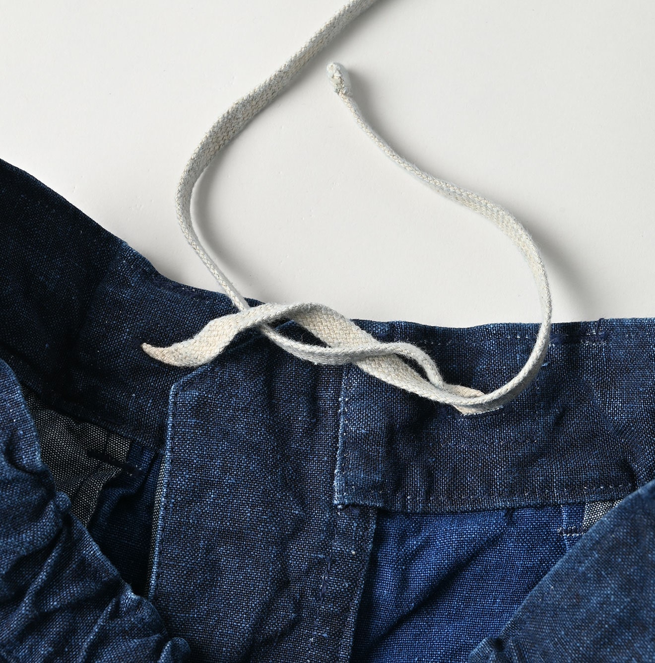 45R Indigo Linen Duck 908 Pegtop Pants