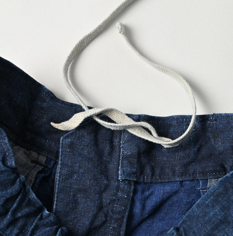 Indigo Linen Duck 908 Pegtop Pants - 45R by 45rpm studio - Image 16
