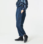 Indigo Linen Duck 908 Pegtop Pants - 45R by 45rpm studio