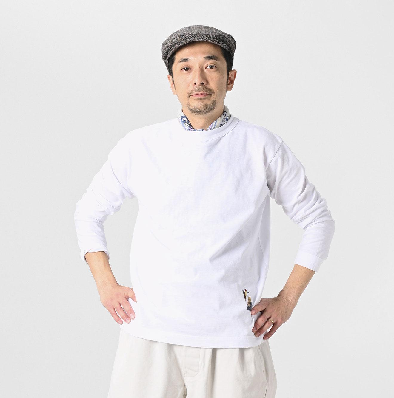 Otemaechodai Bull 908 Embroidery T-shirt - 45R by 45rpm studio - Image 8