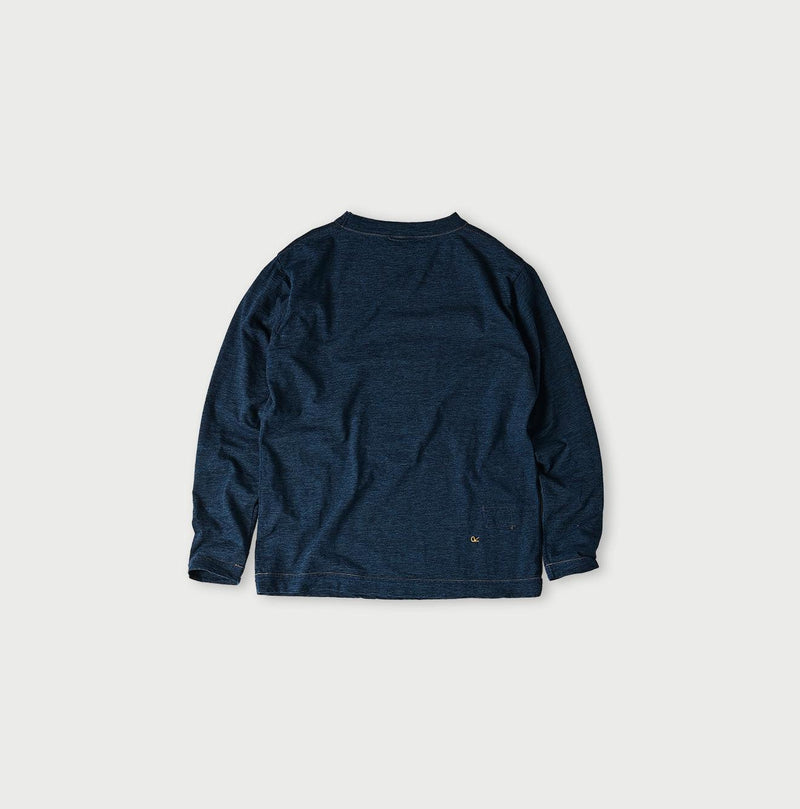 Indigo Otemaechodai Bull 908 Embroidery T-shirt - 45R by 45rpm studio - Image 12