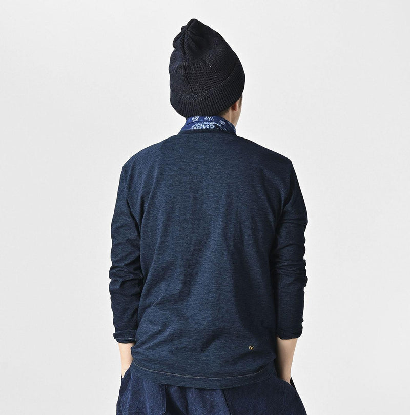 Indigo Otemaechodai Bull 908 Embroidery T-shirt - 45R by 45rpm studio - Image 9