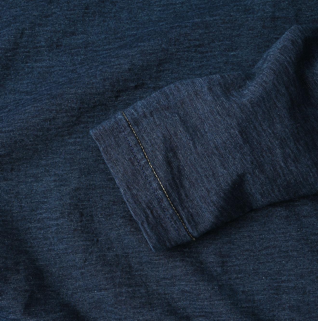 Indigo Otemaechodai Bull 908 Embroidery T-shirt - 45R by 45rpm studio - Image 13