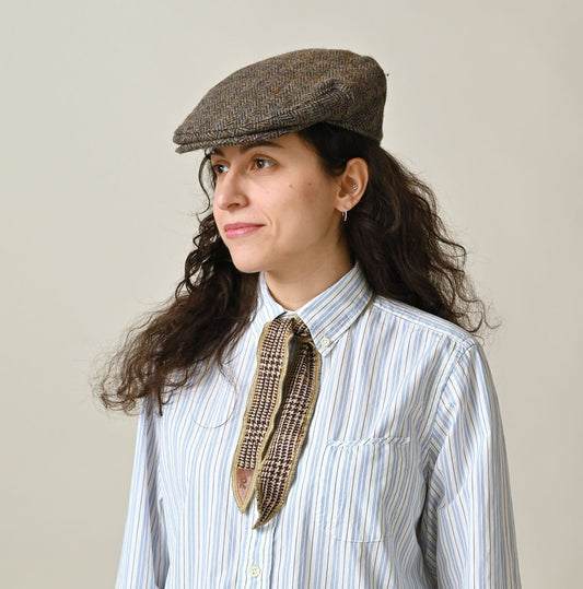 45R Cotton Linen Tweed Tie