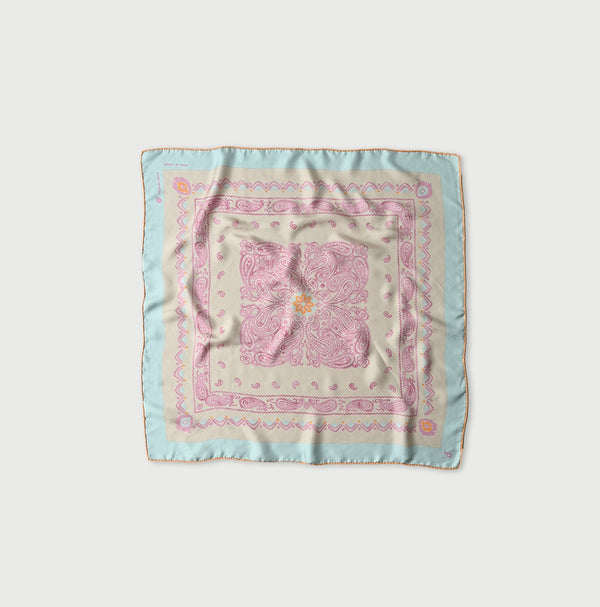 45R Silk Paisley Big Bandana