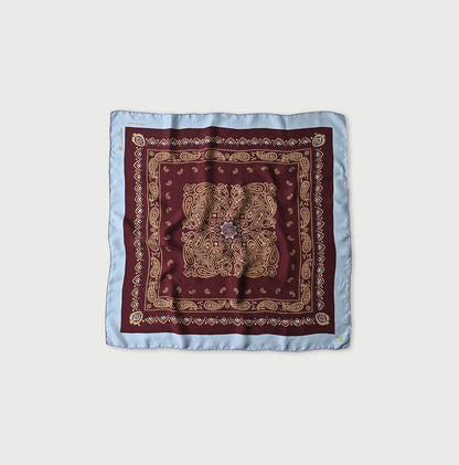 45R Silk Paisley Big Bandana