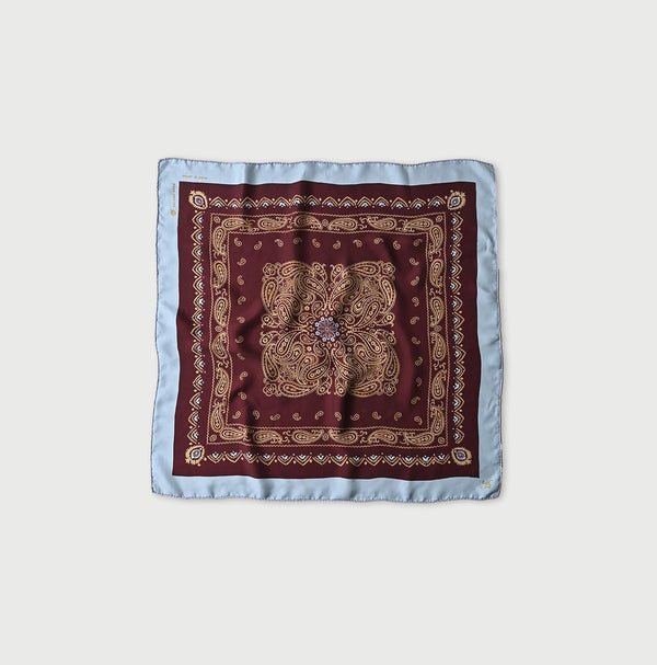 45R Silk Paisley Big Bandana