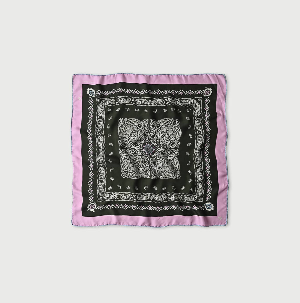 45R Silk Paisley Big Bandana