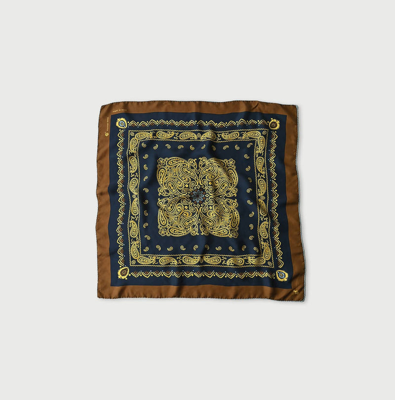 45R Silk Paisley Big Bandana