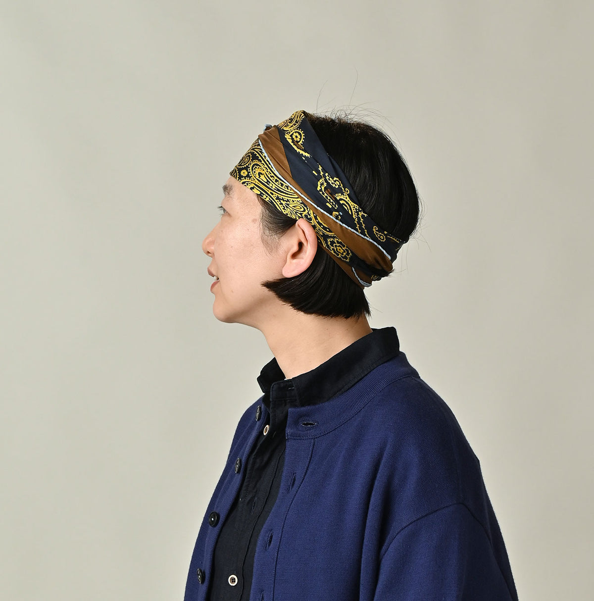 45R Silk Paisley Big Bandana