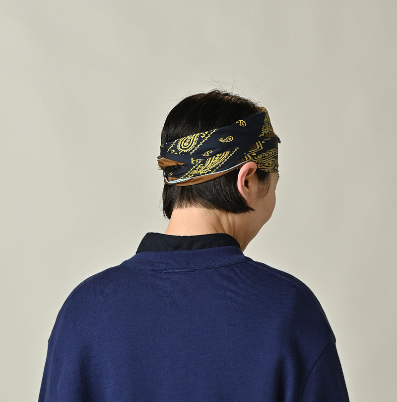 45R Silk Paisley Big Bandana