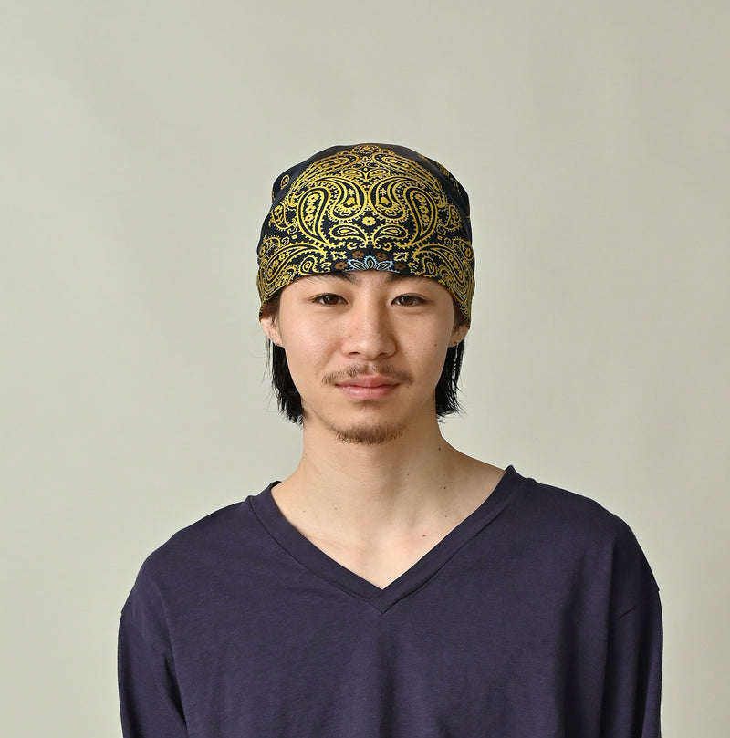 45R Silk Paisley Big Bandana