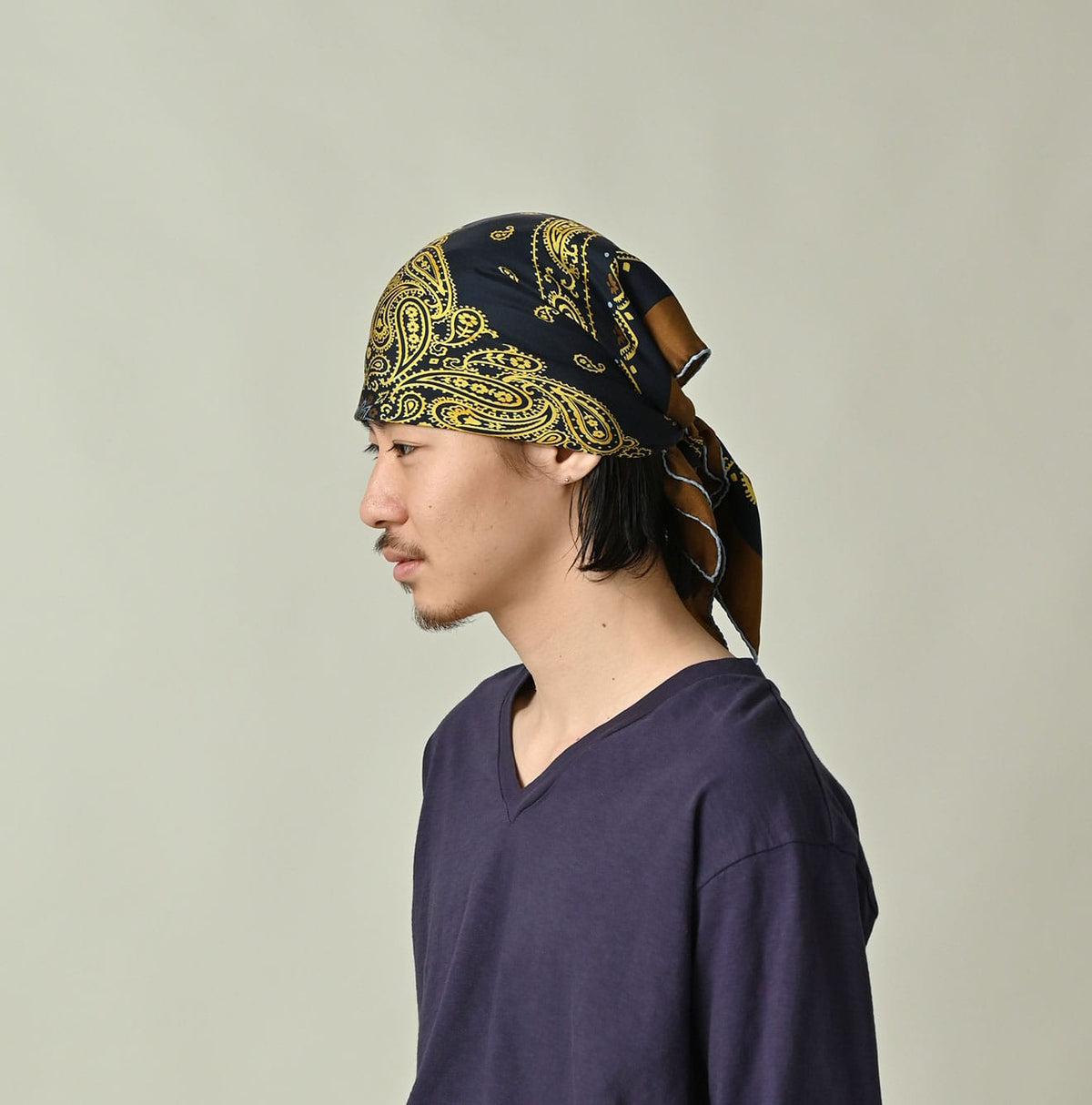 45R Silk Paisley Big Bandana