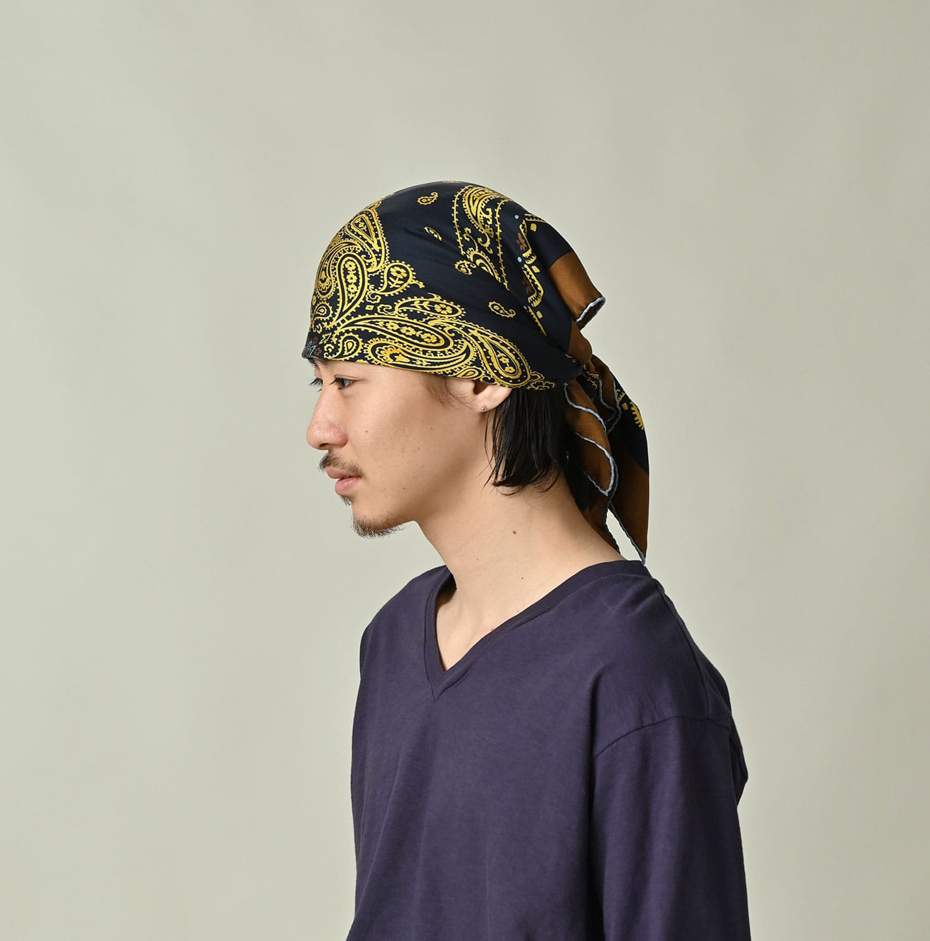 45R Silk Paisley Big Bandana