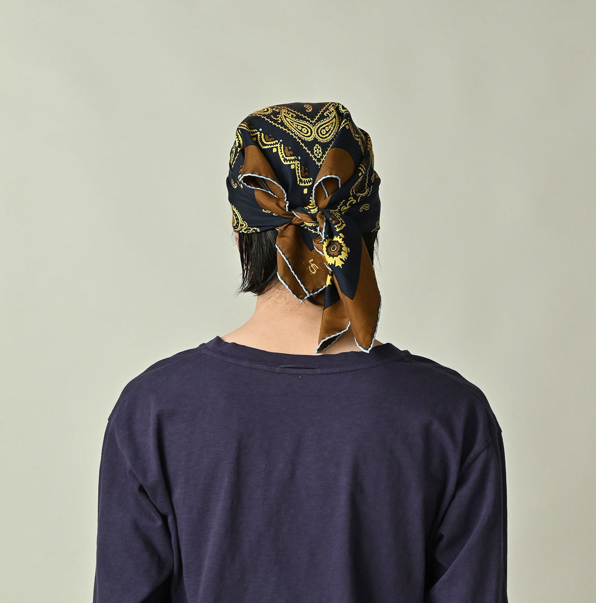 45R Silk Paisley Big Bandana