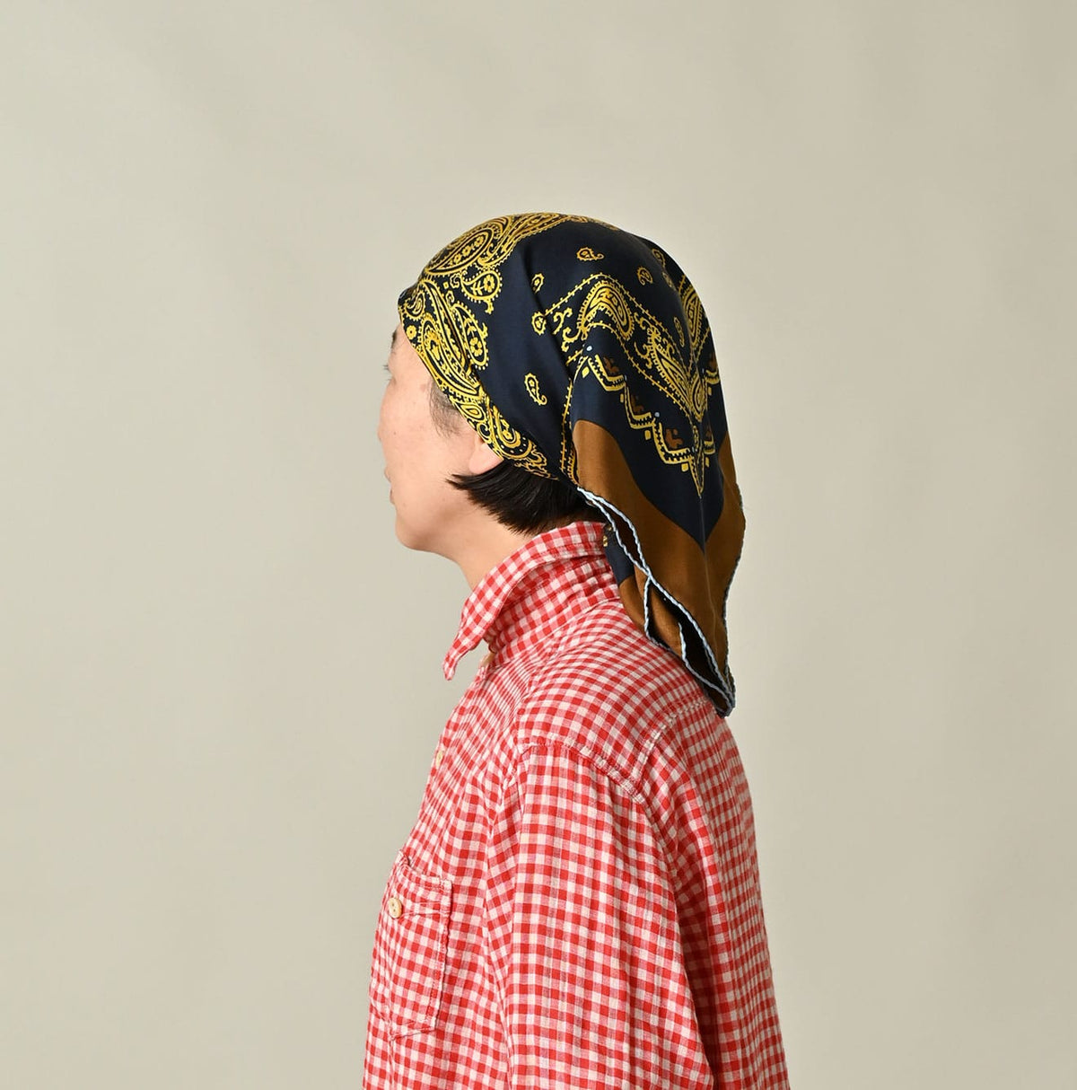 45R Silk Paisley Big Bandana
