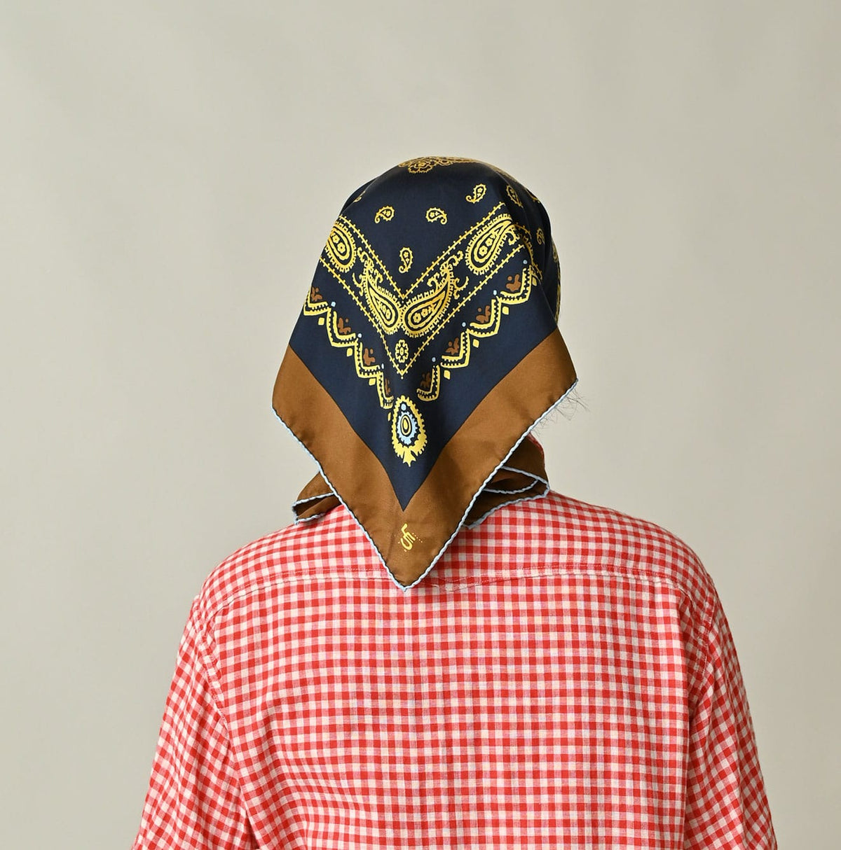 45R Silk Paisley Big Bandana