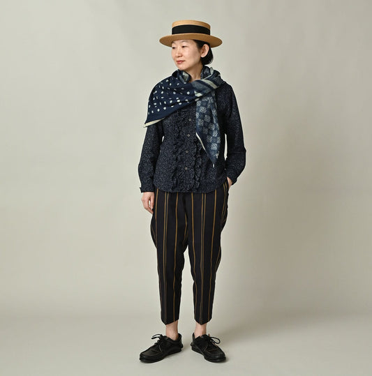 45R Indigo Twill Preppy Mix FUROSHIKii