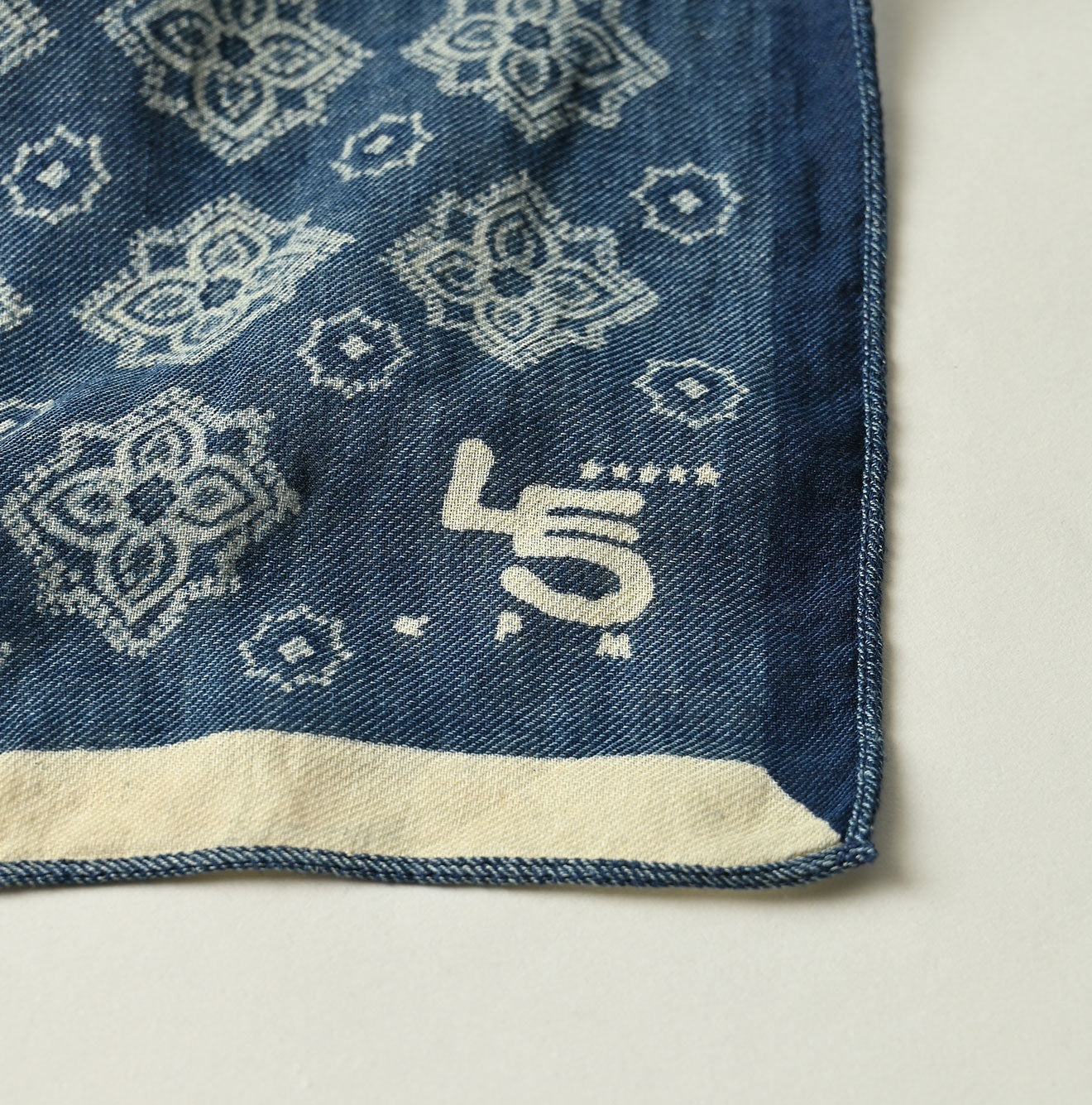 45R Indigo Twill Preppy Mix FUROSHIKii