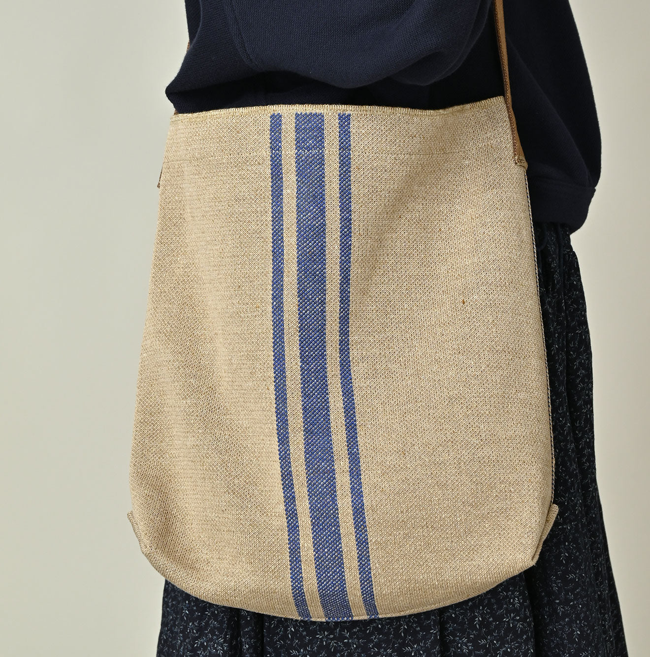 45R Jacquard Stripe Tote Bag