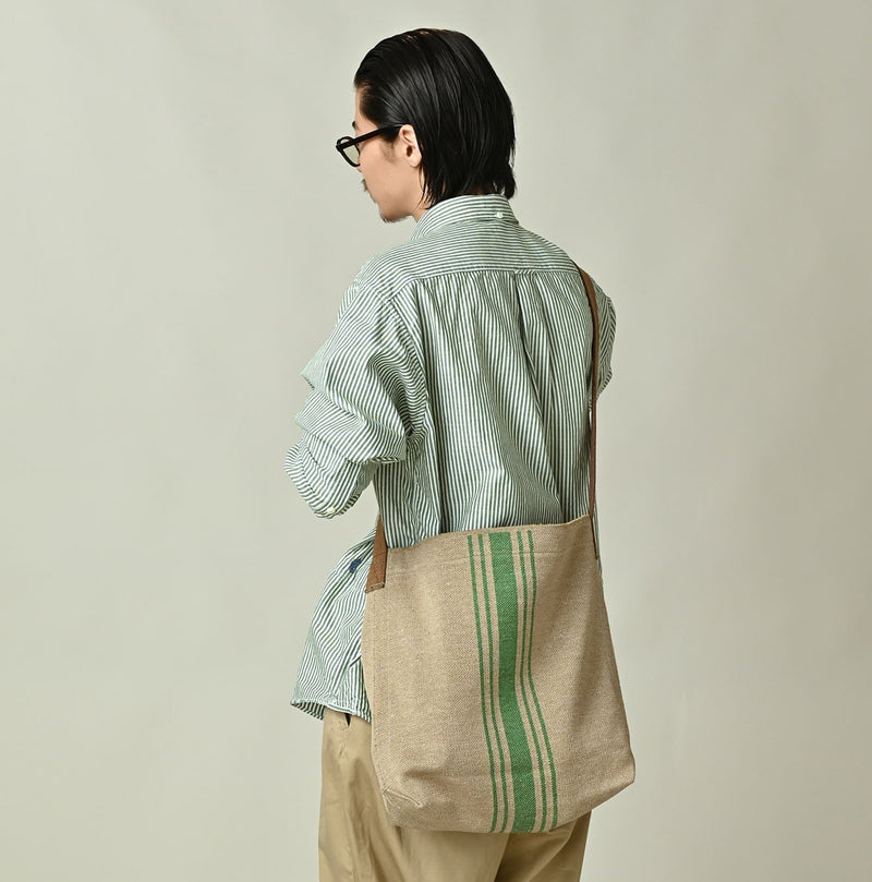 45R Jacquard Stripe Tote Bag